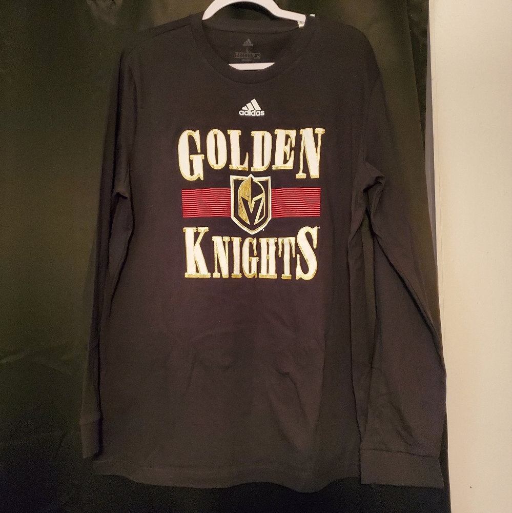 Golden Knights Adidas NHL long sleeve black shirt L